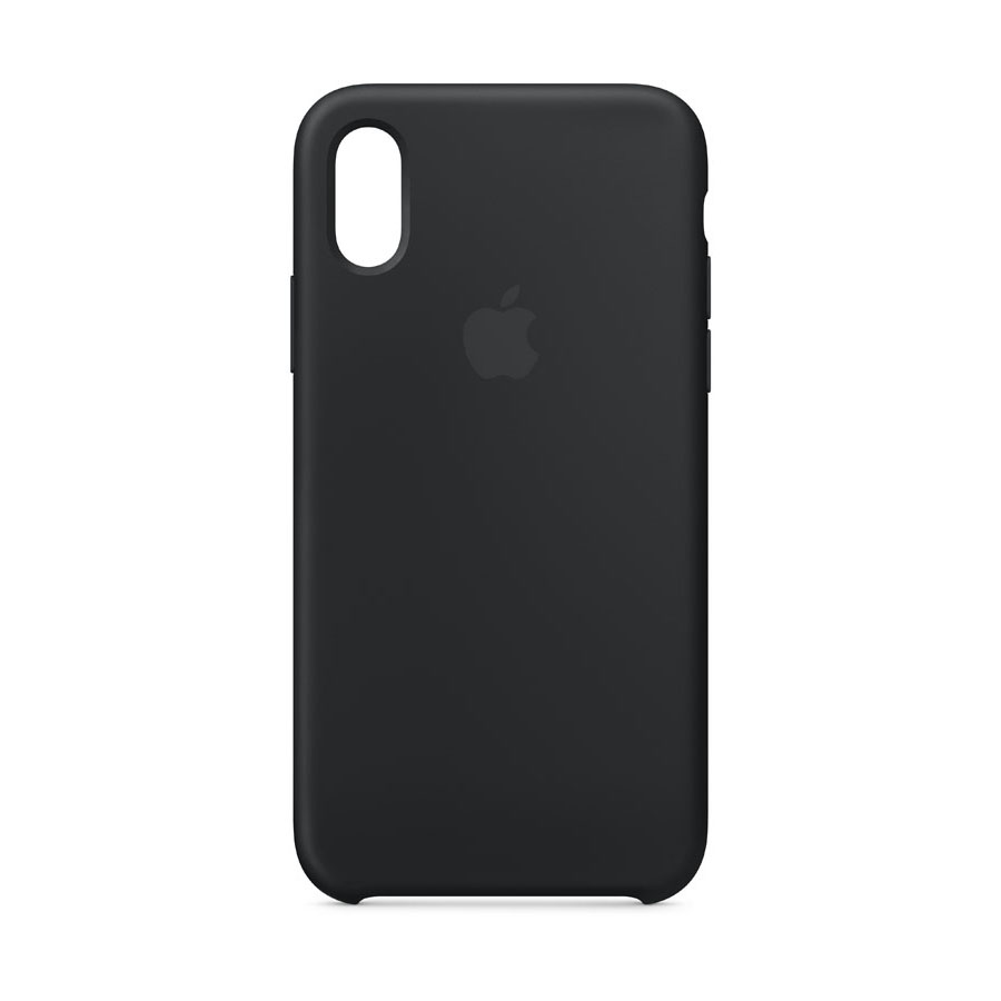 Iphone Xs Max Silicone Case Black Color Shop Du Ae